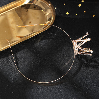 Traka za glavu s krunom od kamenčića za djevojčice, djecu, princeze, rođendanski darovi, dijadem, tijara, dodaci za kosu, dječji nakit za kosu