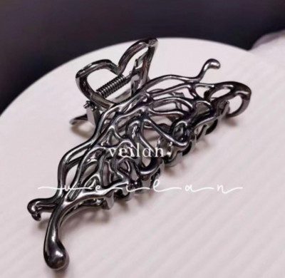 1db Szabálytalan női hajtű nagy fém hajkarmok hajkiegészítők lányoknak koreai hajtű lófarok Barrett divatos hajcsat