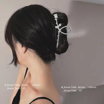 1db Szabálytalan női hajtű nagy fém hajkarmok hajkiegészítők lányoknak koreai hajtű lófarok Barrett divatos hajcsat