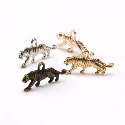 Olingart 22mm 24kom/lot Tigar Charms Privjesak za DIY izradu nakita Ručno izrađena narukvica Ogrlica Privjesak za ključeve Dodaci