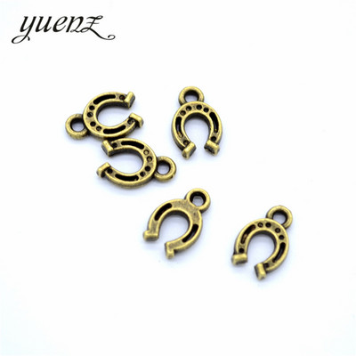 YuenZ 30db Antik ezüstözött pata Charms Medál: DIY karkötő nyaklánchoz 11*8mm D9319