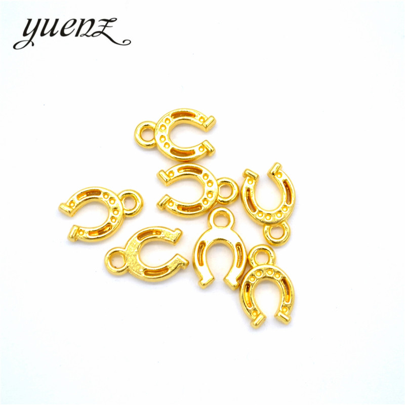 YuenZ 30db Antik ezüstözött pata Charms Medál: DIY karkötő nyaklánchoz 11*8mm D9319