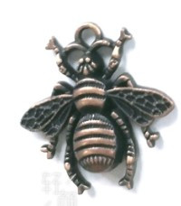 100/25/35db Charms bee Antik bronz Cink ötvözet Fit karkötő barkács fém ékszer Findings 8206