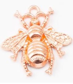 100/25/35db Charms bee Antik bronz Cink ötvözet Fit karkötő barkács fém ékszer Findings 8206