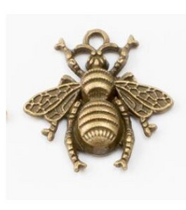 100/25/35db Charms bee Antik bronz Cink ötvözet Fit karkötő barkács fém ékszer Findings 8206