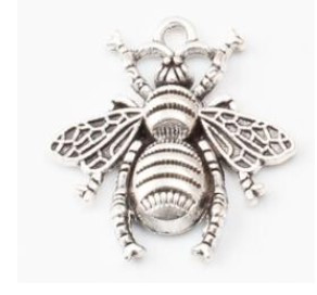 100/25/35db Charms bee Antik bronz Cink ötvözet Fit karkötő barkács fém ékszer Findings 8206