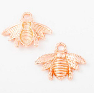100/25/35db Charms bee Antik bronz Cink ötvözet Fit karkötő barkács fém ékszer Findings 8206