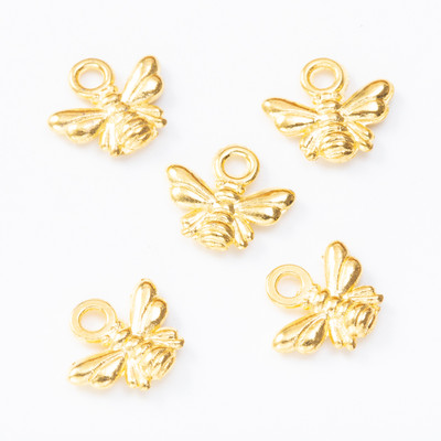 100/25/35db Charms bee Antik bronz Cink ötvözet Fit karkötő barkács fém ékszer Findings 8206