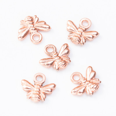 100/25/35db Charms bee Antik bronz Cink ötvözet Fit karkötő barkács fém ékszer Findings 8206