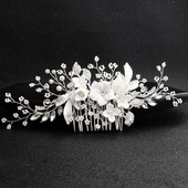 keramički cvjetni češalj za kosu mladenka Korejski originalni dizajn ručno rađeni vjenčani dodaci za glavu Nakit za kosu