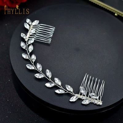 A33 Biserni češalj za vjenčanje Nakit za glavu Mladenkine Štipaljke za kosu Cvjetni ukras za glavu Kristalne ženske tijare Vjenčani dodaci za kosu sa kamenčićima