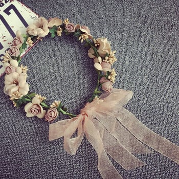 Flower Crown Tiara Hairbands Vintage Flower Forest Style Χειροποίητα αξεσουάρ για τα μαλλιά γάμου για κορίτσια νύφης Seaside mq060