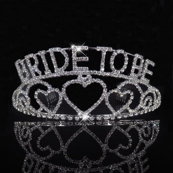 Hot Fashion Bridal Tiara & Crown Luxury Princess Wedding Party Κοσμήματα για τα μαλλιά Γυναικεία Κορίτσι Heart Crystal Prom Headband Χονδρική