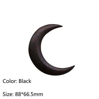 Полумесец Вилица за коса Рамадан Ръчно издълбани дървени клечки за коса за жени Гребен за дълга коса Оформяне на коса Модни аксесоари за коса