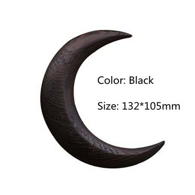 Полумесец Вилица за коса Рамадан Ръчно издълбани дървени клечки за коса за жени Гребен за дълга коса Оформяне на коса Модни аксесоари за коса