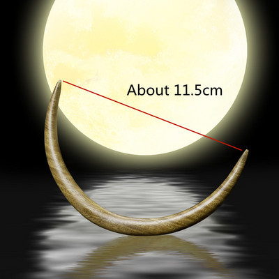 Полумесец Вилица за коса Рамадан Ръчно издълбани дървени клечки за коса за жени Гребен за дълга коса Оформяне на коса Модни аксесоари за коса