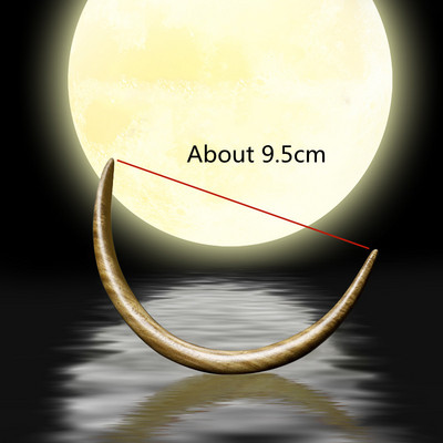 Полумесец Вилица за коса Рамадан Ръчно издълбани дървени клечки за коса за жени Гребен за дълга коса Оформяне на коса Модни аксесоари за коса