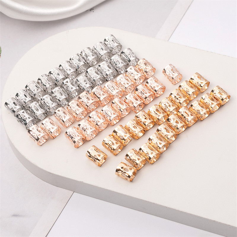 20/50db Hiphop afrikai fonat spirál hajtű női lányoknak raszta hajgyűrűk gyöngyök kapcsok fonatok Kiegészítők Gyöngy ékszerek