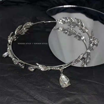 Fairy Crown Tiara Κόμμωση Πριγκίπισσα Στολίδι στο μέτωπο Νύφη Κομμωτήριο Hanfu Για Γυναίκες Παιδικά Κορίτσια Αξεσουάρ αποκριών