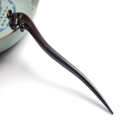 Nove drevne kineske ukosnice Štapići Rezbarenje Blackwood Jednostavan korak Shake Vintage Hanfu haljina Drvene vilice za kosu Stege Dodaci