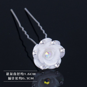 20 vnt Vestuvių nuotakos perlų plaukų segtukai gėlių krištoliniai plaukų segtukai plaukų segtukai pamergių papuošalų priedai Didmeninė prekyba