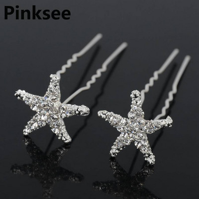 20 vnt Vestuvių nuotakos perlų plaukų segtukai gėlių krištoliniai plaukų segtukai plaukų segtukai pamergių papuošalų priedai Didmeninė prekyba