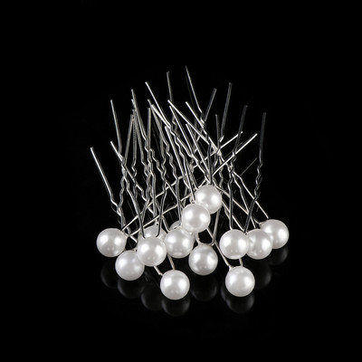 20 vnt Vestuvių nuotakos perlų plaukų segtukai gėlių krištoliniai plaukų segtukai plaukų segtukai pamergių papuošalų priedai Didmeninė prekyba