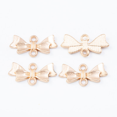 50 db Antik cinkötvözet masni-csomó Charms Diy Jewelry Finding 7873