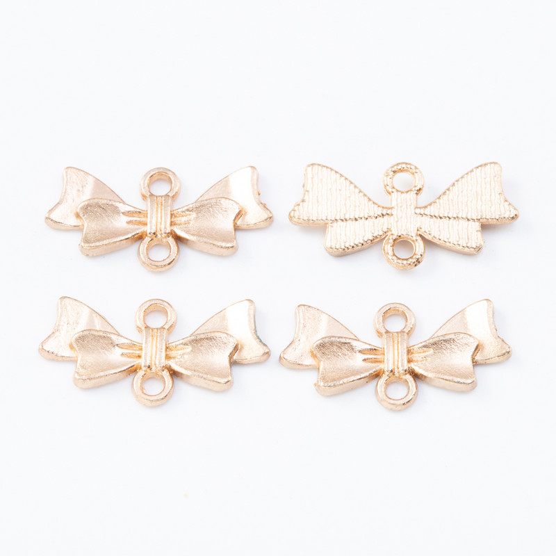 50 db Antik cinkötvözet masni-csomó Charms Diy Jewelry Finding 7873
