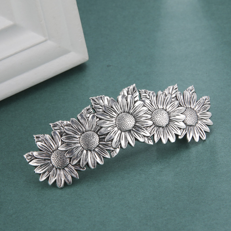Skyrim Ginkgo százszorszép virágos növény Hajcsat Menyasszony Tiara Retro Női Hajruha Hajtű Barrette Luxus esküvői hajkiegészítők
