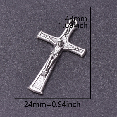 MIX 26бр. Кръст Талисман Ретро кръстове от цинкова сплав Висулка Религиозна вяра Талисмани Находки за бижута Изработка на Cruces Bisuteria