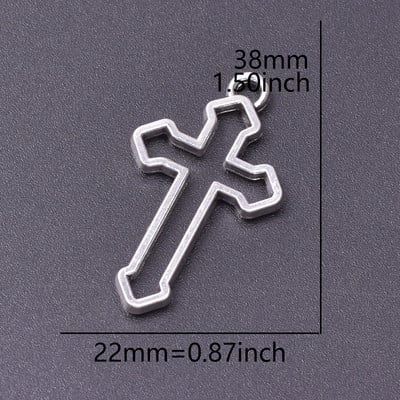 MIX 26бр. Кръст Талисман Ретро кръстове от цинкова сплав Висулка Религиозна вяра Талисмани Находки за бижута Изработка на Cruces Bisuteria