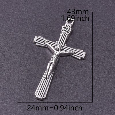 MIX 26бр. Кръст Талисман Ретро кръстове от цинкова сплав Висулка Религиозна вяра Талисмани Находки за бижута Изработка на Cruces Bisuteria
