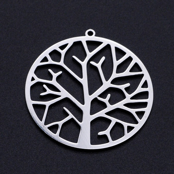 5 τμχ/παρτίδα Maple Leaf DIY Charms Χονδρική 316 ανοξείδωτο ατσάλι Τυχερό σύμβολο Συνδέσεις Γούρι Δέντρο της ζωής Κρεμαστό κόσμημα