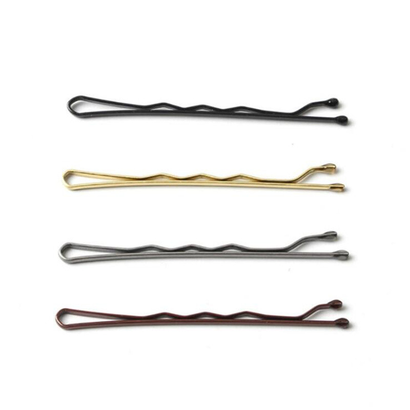 150db/doboz Fém Barrettes Ékszer Haj Hajtű Arany Clip Női Lány Kiegészítők Bobby Pins Menyasszonyi Menyasszonyi Fejdísz Esküvő