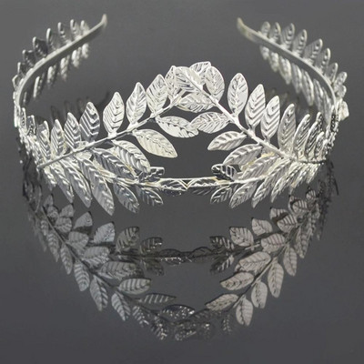 Ελληνικό Χρυσό Φύλλο Κεφαλόδεσμοι Νύφη Γάμος Αξεσουάρ Μαλλιά Γυναικεία Ρωμαϊκό Διάδημο Στέμμα Τιάρες Κόσμημα Κεφαλής Κοσμήματα