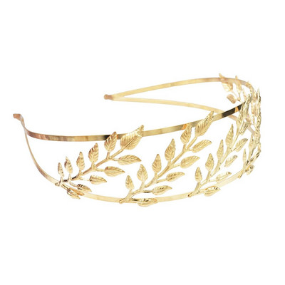 Ελληνικό Χρυσό Φύλλο Κεφαλόδεσμοι Νύφη Γάμος Αξεσουάρ Μαλλιά Γυναικεία Ρωμαϊκό Διάδημο Στέμμα Τιάρες Κόσμημα Κεφαλής Κοσμήματα