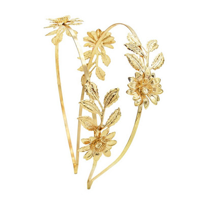 Ελληνικό Χρυσό Φύλλο Κεφαλόδεσμοι Νύφη Γάμος Αξεσουάρ Μαλλιά Γυναικεία Ρωμαϊκό Διάδημο Στέμμα Τιάρες Κόσμημα Κεφαλής Κοσμήματα