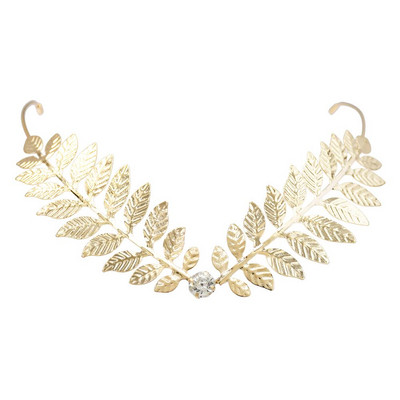 Ελληνικό Χρυσό Φύλλο Κεφαλόδεσμοι Νύφη Γάμος Αξεσουάρ Μαλλιά Γυναικεία Ρωμαϊκό Διάδημο Στέμμα Τιάρες Κόσμημα Κεφαλής Κοσμήματα