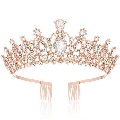 Accesorii pentru păr de nuntă Coroane cu strasuri de cristal cu piepteni Diadem prințesă regina Tiare Bijuterii pentru cap Oferte fierbinte Fete de mireasă