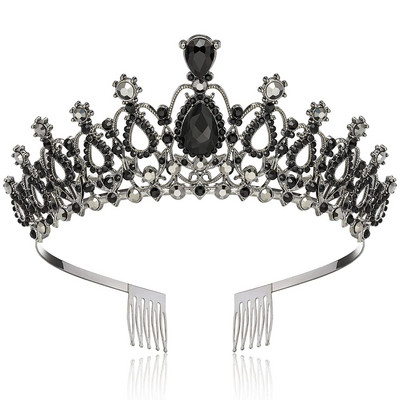 Accesorii pentru păr de nuntă Coroane cu strasuri de cristal cu piepteni Diadem prințesă regina Tiare Bijuterii pentru cap Oferte fierbinte Fete de mireasă