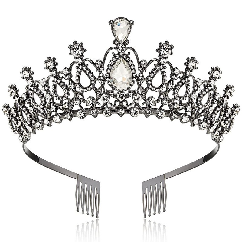 Accesorii pentru păr de nuntă Coroane cu strasuri de cristal cu piepteni Diadem prințesă regina Tiare Bijuterii pentru cap Oferte fierbinte Fete de mireasă