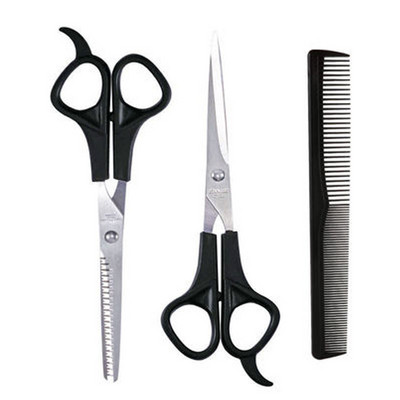 3PCS Hairdressing Scissors  6 Inch Scissors Kit Tool for Cutting Thinning Hair Comb Barber Accessories Salon Hairdressing Shears