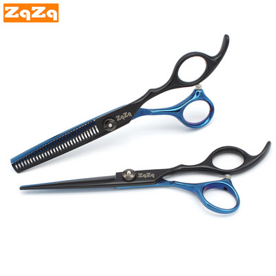 ZqZq Фризьорски ножици 6-инчови ножици за коса Професионални бръснарски ножици Подрязване Изтъняване Инструмент за оформяне Фризьорски ножици