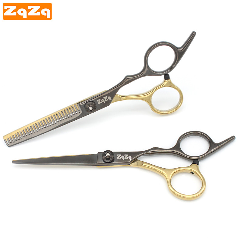 ZqZq Frizerske škare 6 inčne škare za kosu Profesionalne brijačke škare Rezanje Stanjivanje Alat za oblikovanje Frizerske škare