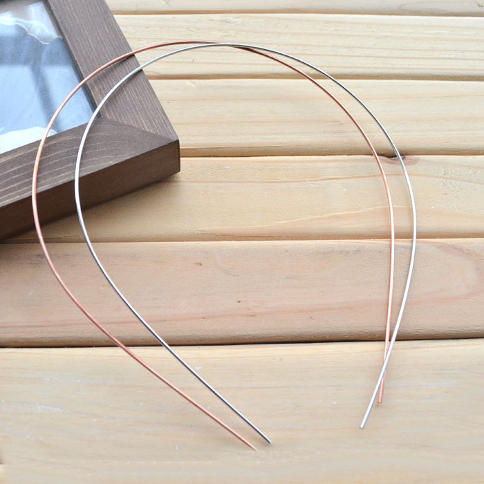 10 db 1,2 mm-es fém rozsdamentes acél Wear The Beads hajpánt Divatos hajpántok hajruha alapbeállítás ékszerkészítéshez