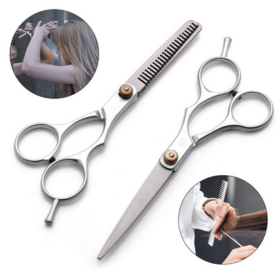 Women Men Professional Hairdressing Scissors 5.5/6 Inch Hair Scissors Hair Cutting Thinning Scissors Barber Shear Accessories