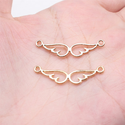 WYSIWYG 20 buc. 28x5 mm Aripi de înger Charms Conector Fabricare de bijuterii pentru realizarea de brățări Fabricarea de colier