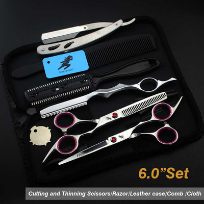 6.0" Rasprodaja Japanske škare za kosu Purple Diamond Jeftine frizerske škare Škare za brijanje Frizerski aparat Škare za šišanje
