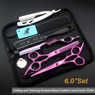 6.0" Rasprodaja Japanske škare za kosu Purple Diamond Jeftine frizerske škare Škare za brijanje Frizerski aparat Škare za šišanje